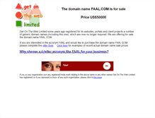 Tablet Screenshot of faal.com