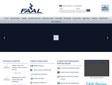 Tablet Screenshot of faal.com.br